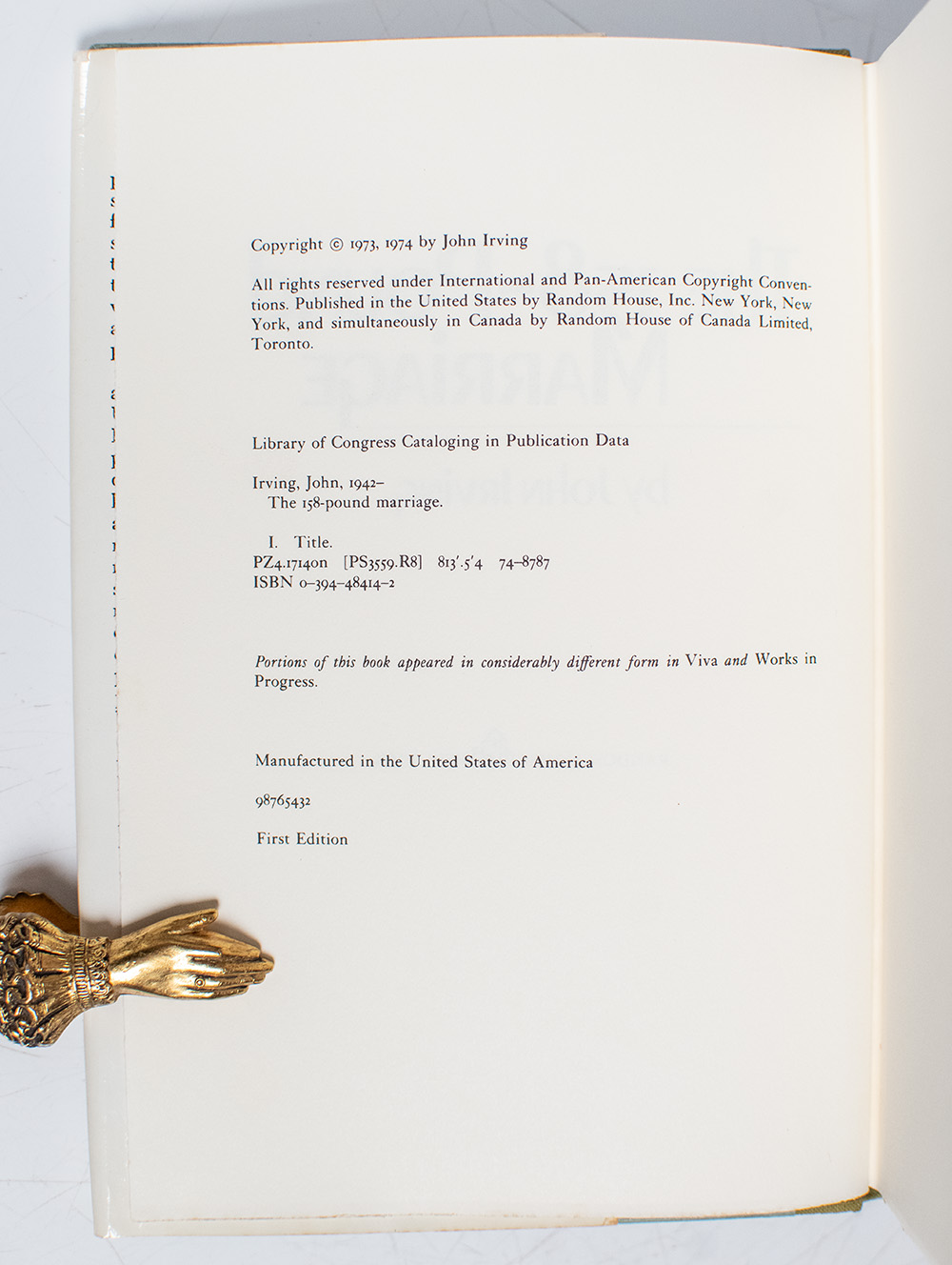 The 158-Pound Marriage.