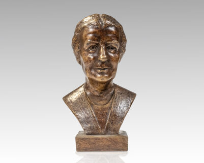 Golda Meir Bust.