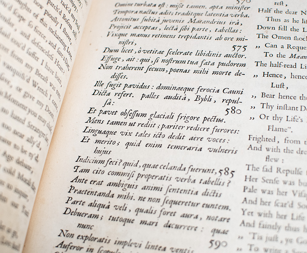 Ovid's Metamorphoses in Latin and English Translated by the Most Eminent Hands.
