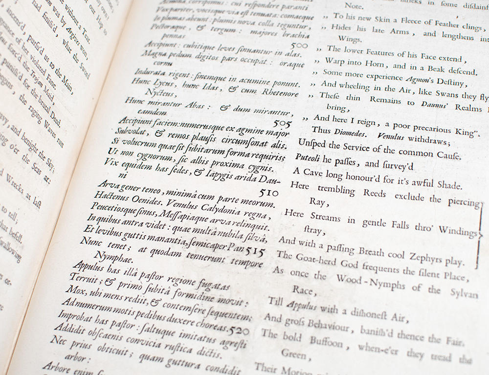 Ovid's Metamorphoses in Latin and English Translated by the Most Eminent Hands.
