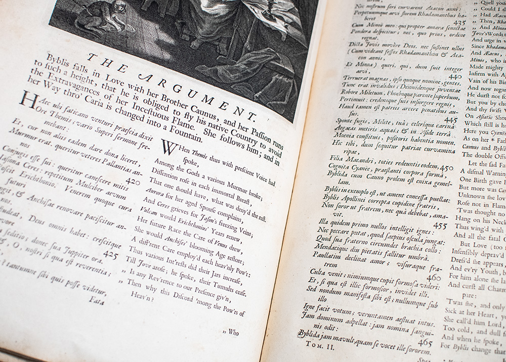 Ovid's Metamorphoses in Latin and English Translated by the Most Eminent Hands.