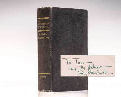 Amy Vanderbilt's Etiquette.