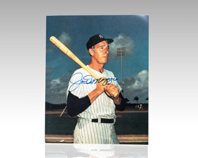 Joe Di Maggio Signed Photograph.