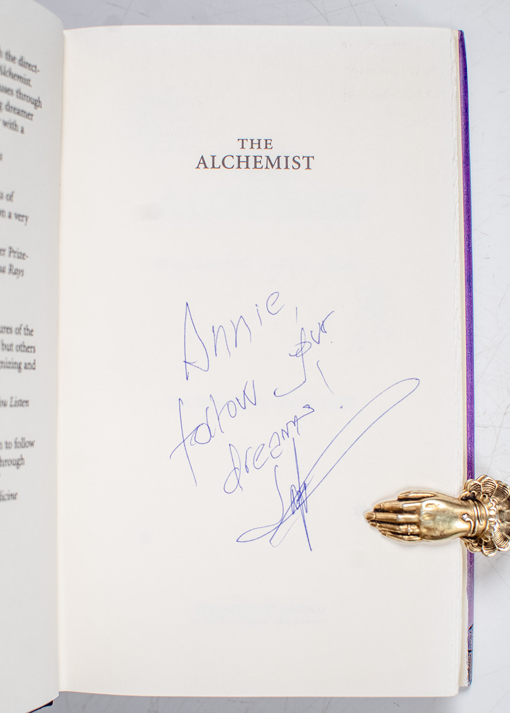 The Alchemist.