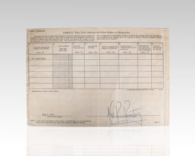 Neil Armstrong Signed Cincinnati Gas & Electric Company Stock Certificate.