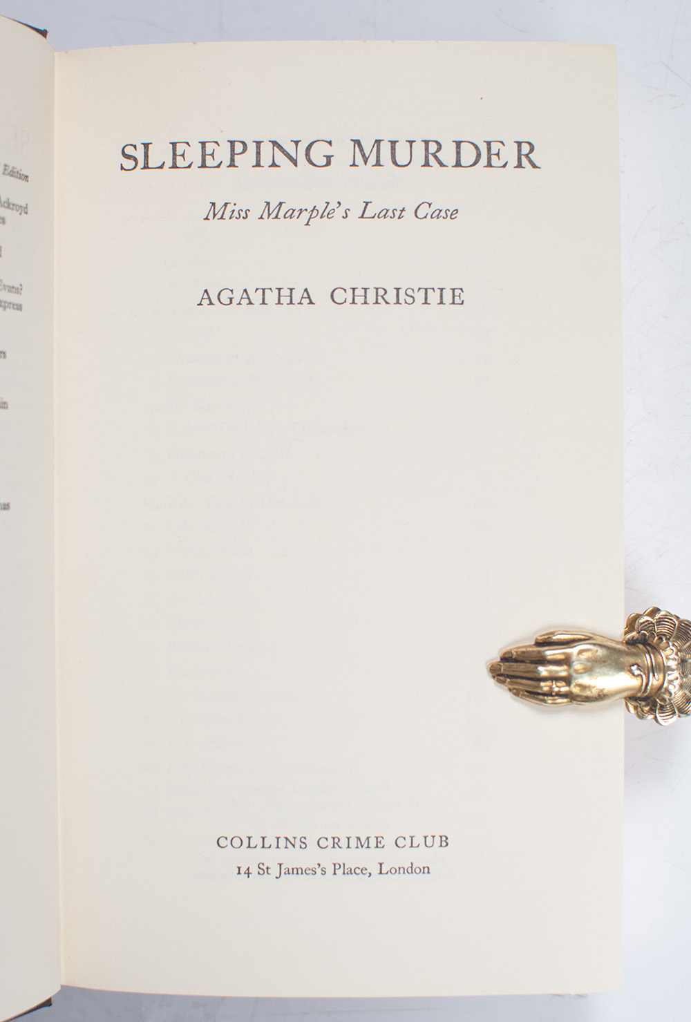 Sleeping Murder: Miss Marple's Last Case.