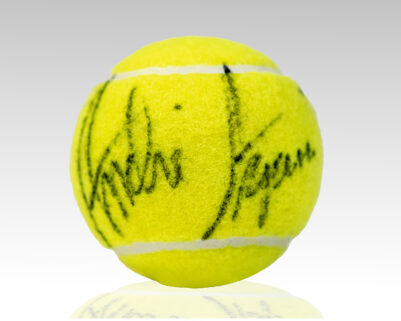 Andre Agassi Signed Tennis Ball.