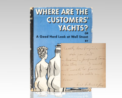 Where Are the Customers' Yachts: or A Good Hard Look at Wall Street.