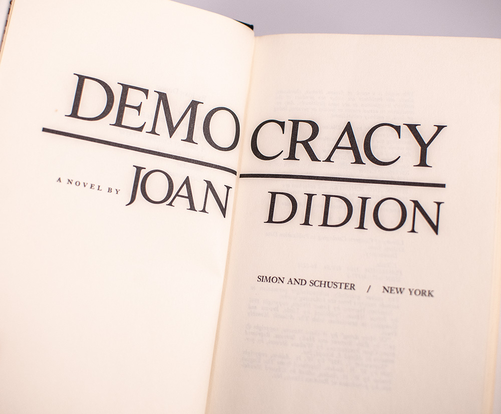 Democracy: A Novel.