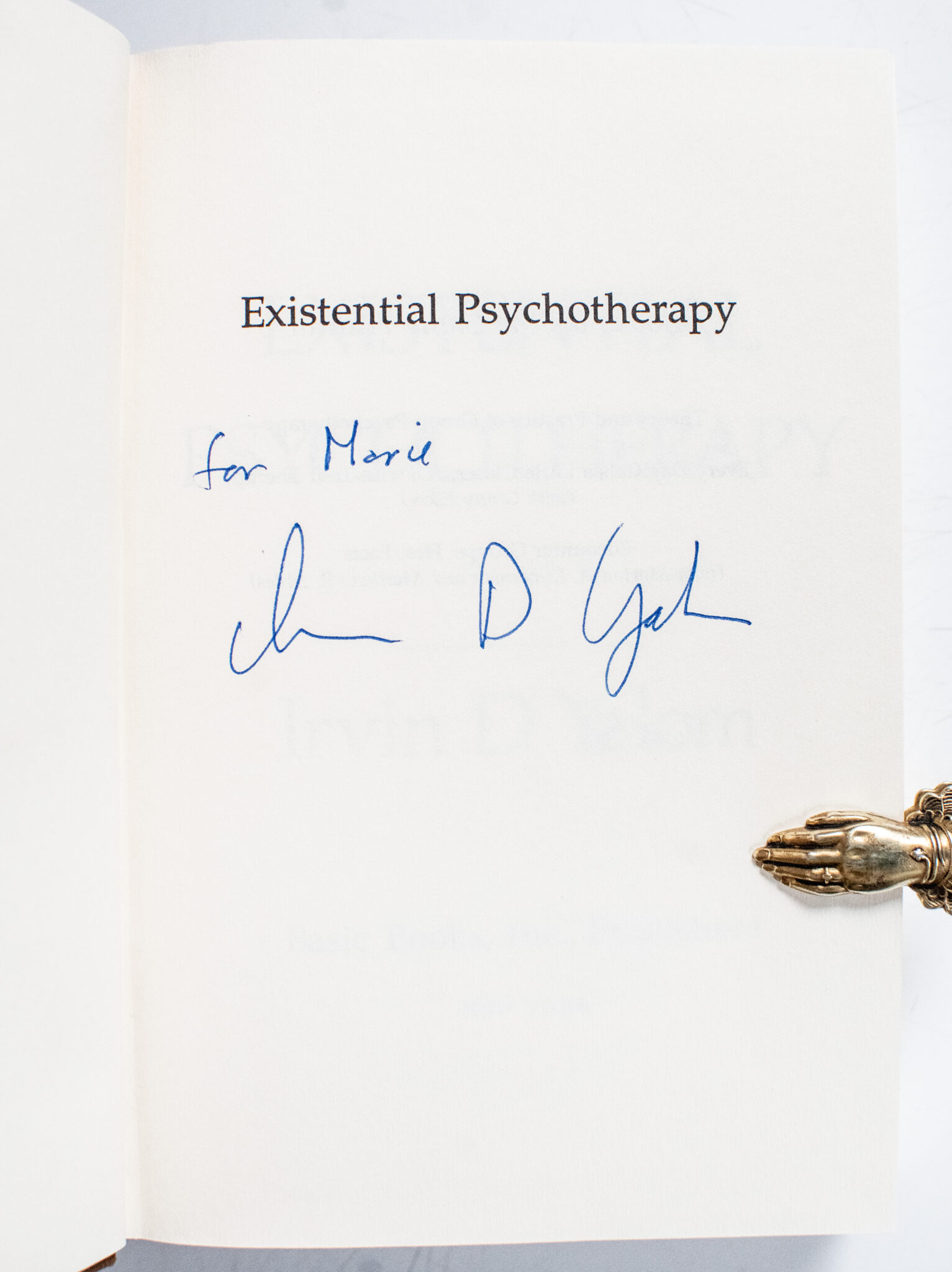 Existential Psychotherapy.