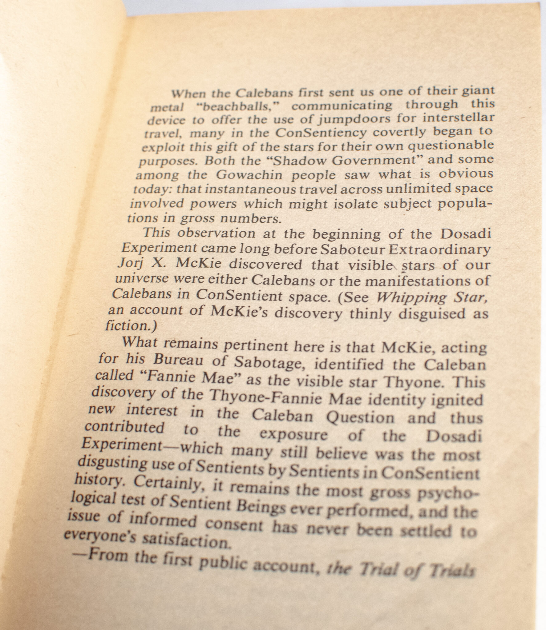 The Dosadi Experiment.