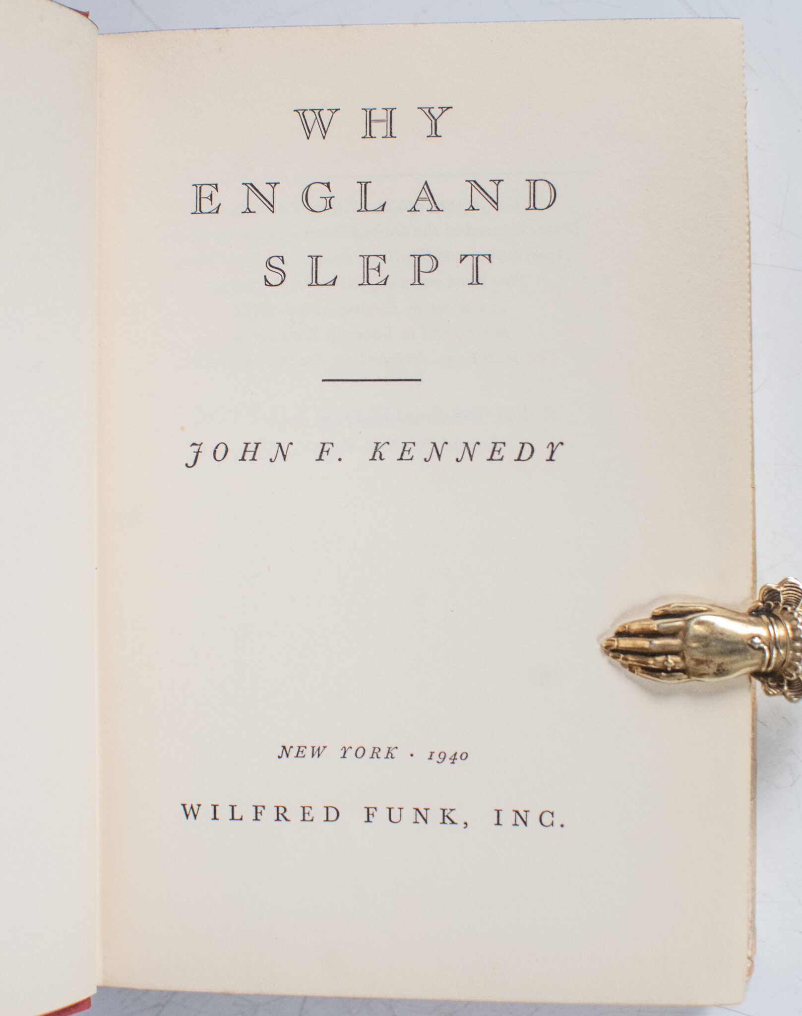 Why England Slept.