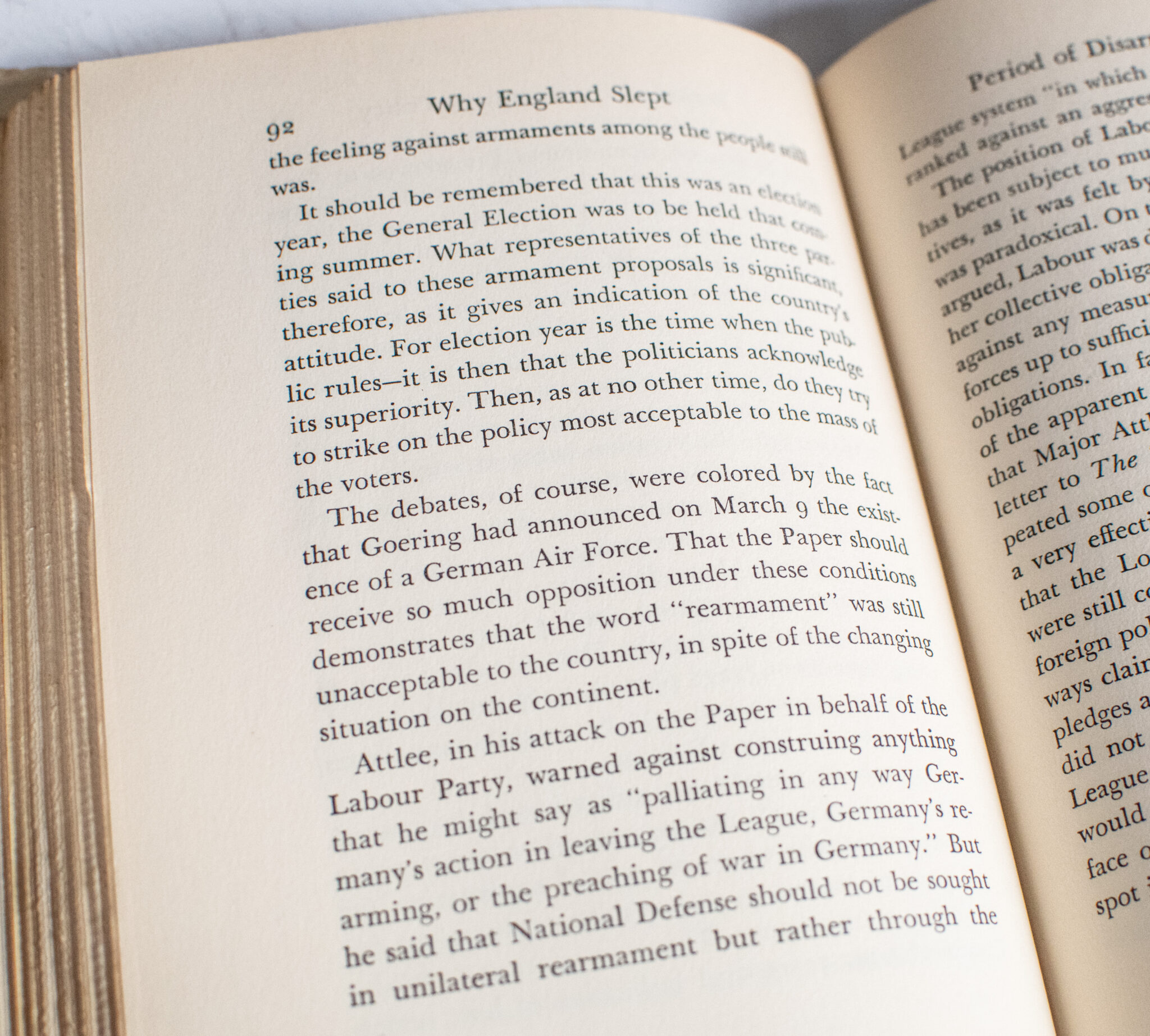 Why England Slept.