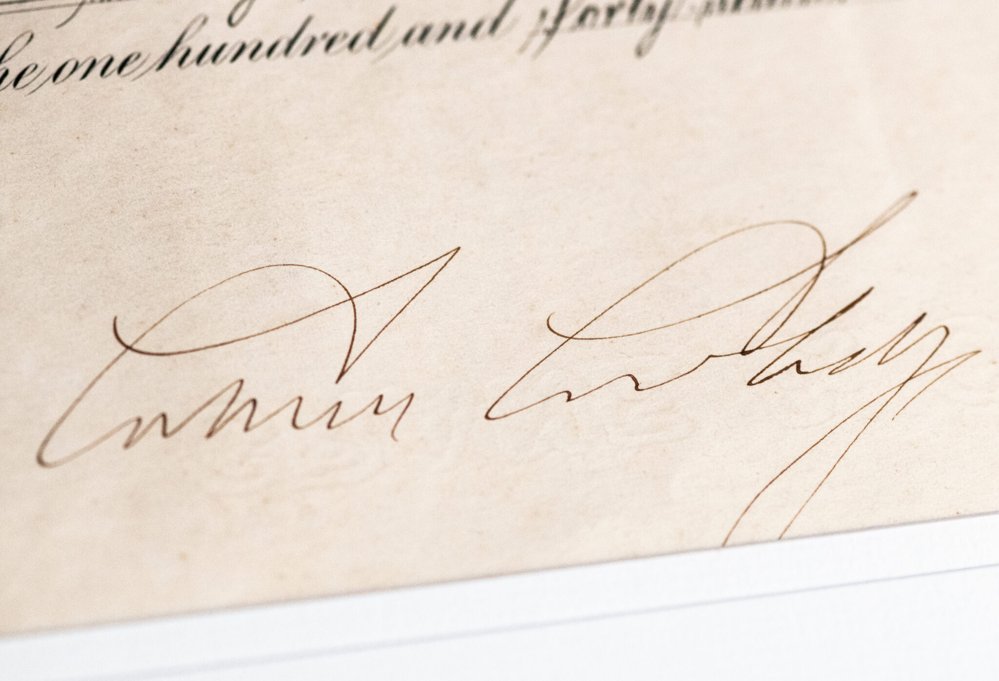 Calvin Coolidge Signed Consular Appointment.