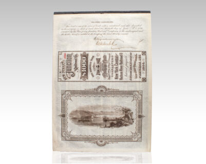 J. Pierpont Morgan Signed Railroad Mortgage Bond.