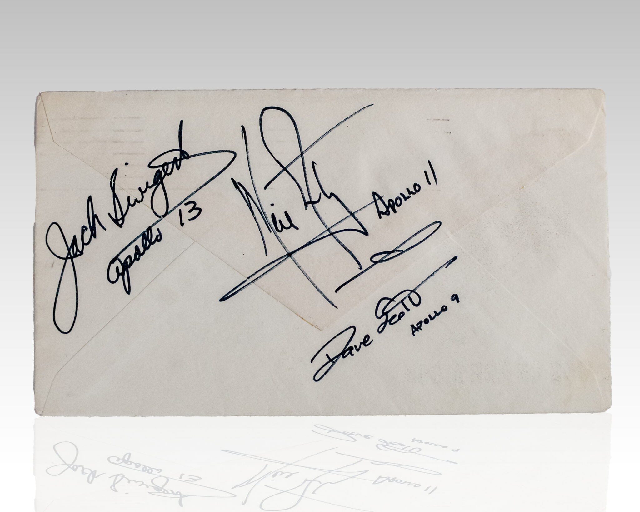 Neil Armstrong, Jack Swigert, and Dave Scott Signed Apollo 14 Launch Day Cover.
