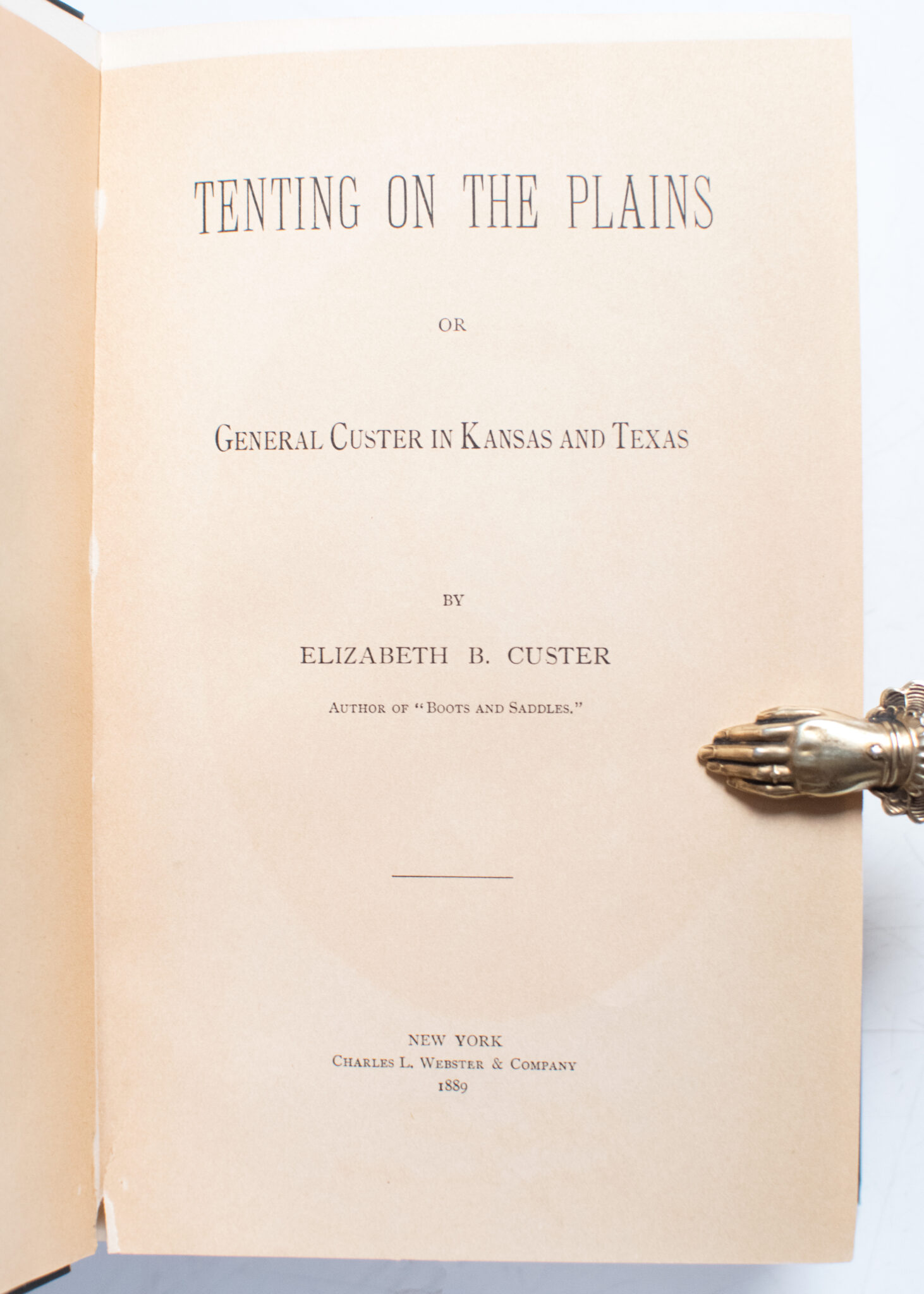 Tenting on the Plains or General Custer in Kansas and Texas.