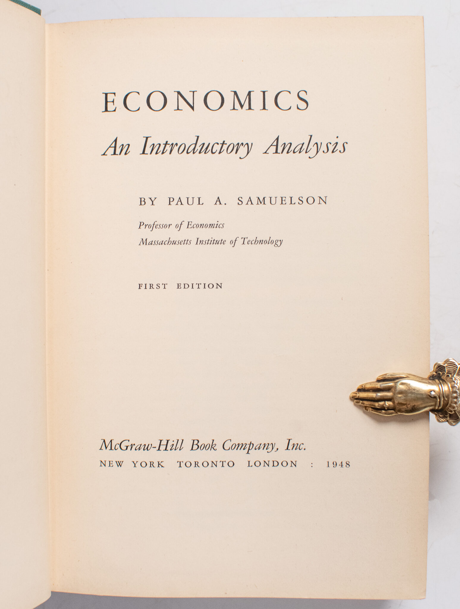 Economics: An Introductory Analysis.