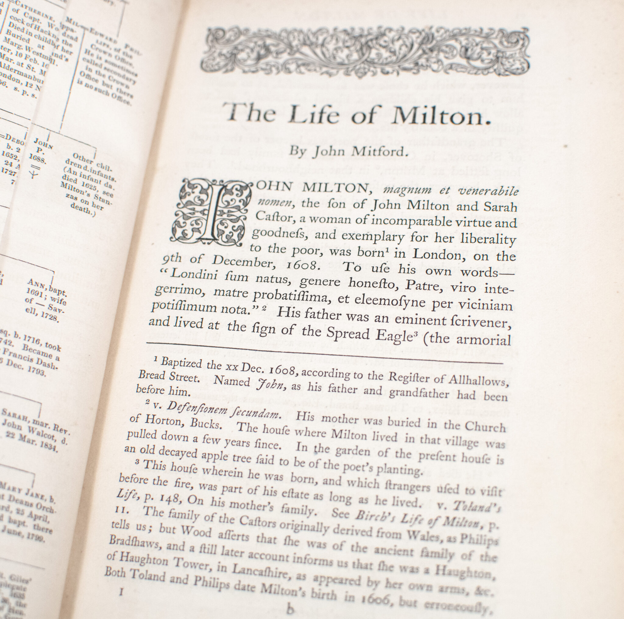 The Works of John Milton in Verse and Prose: Printed From the Original Editions With a Life of the Author by John Mitford.