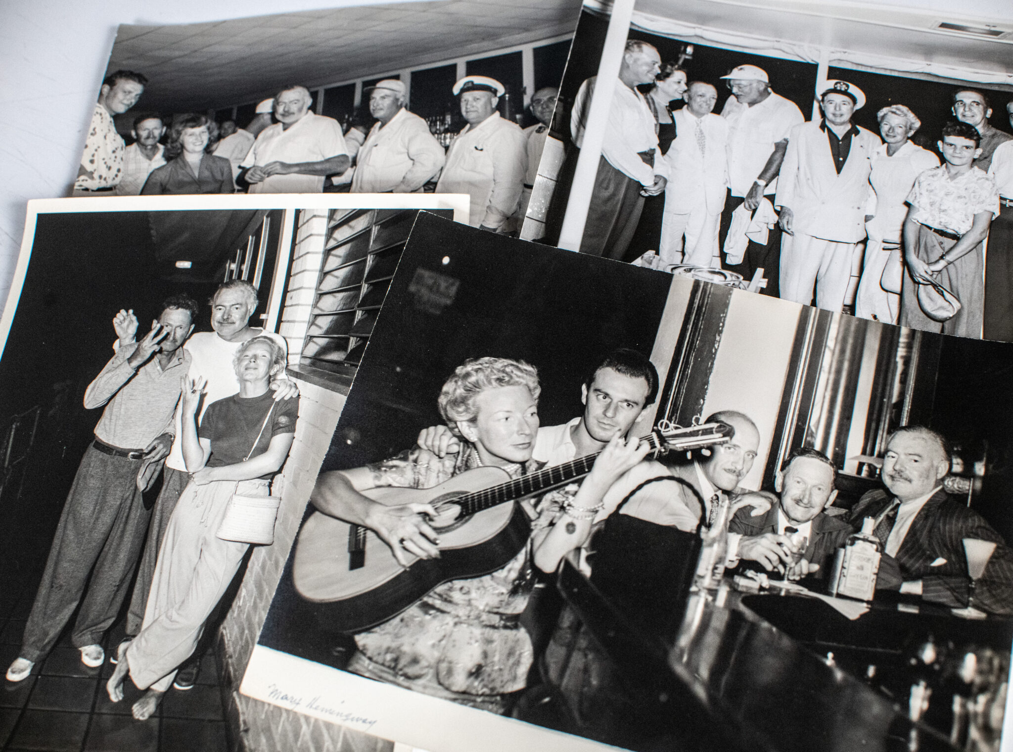 Ernest Hemingway, Mary Hemingway, and Taylor Williams Photograph Collection.