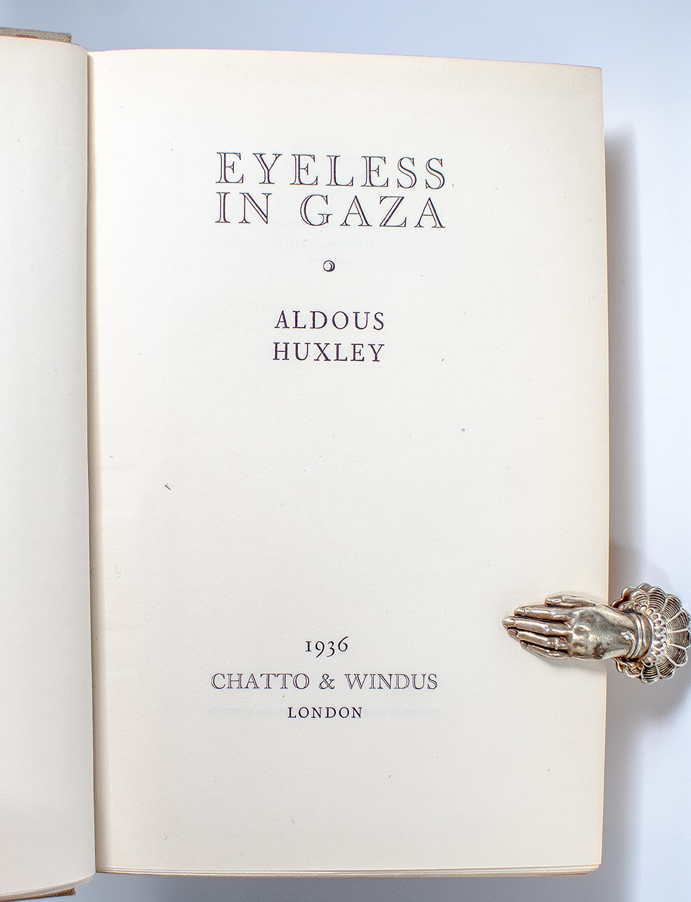 Eyeless in Gaza.