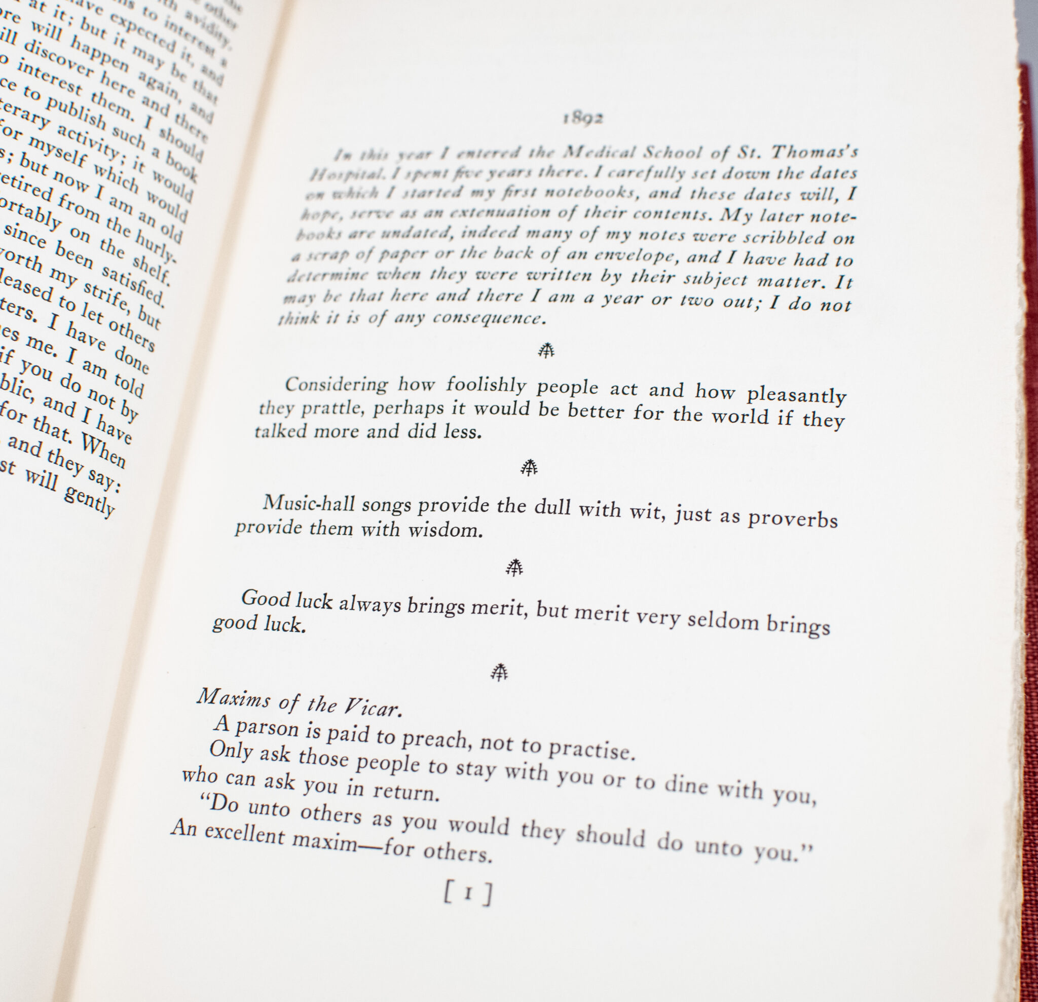 A Writer’s Notebook.