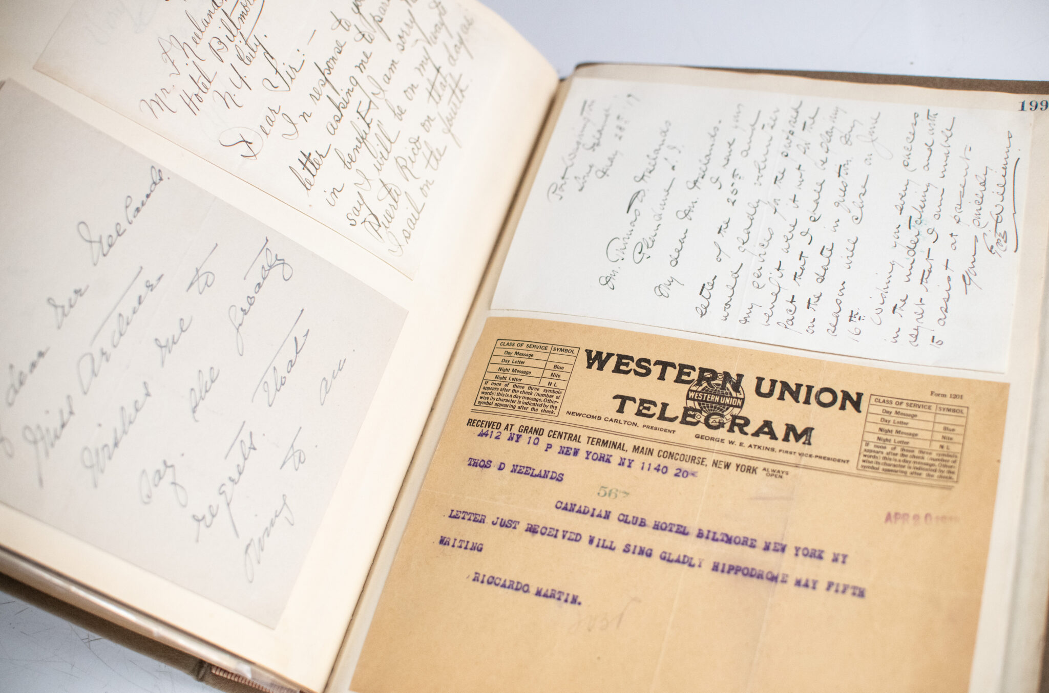 Autograph Album Containing Letters Signed by Theodore Roosevelt, William H. Taft, John D. Rockefeller Jr., and Others.