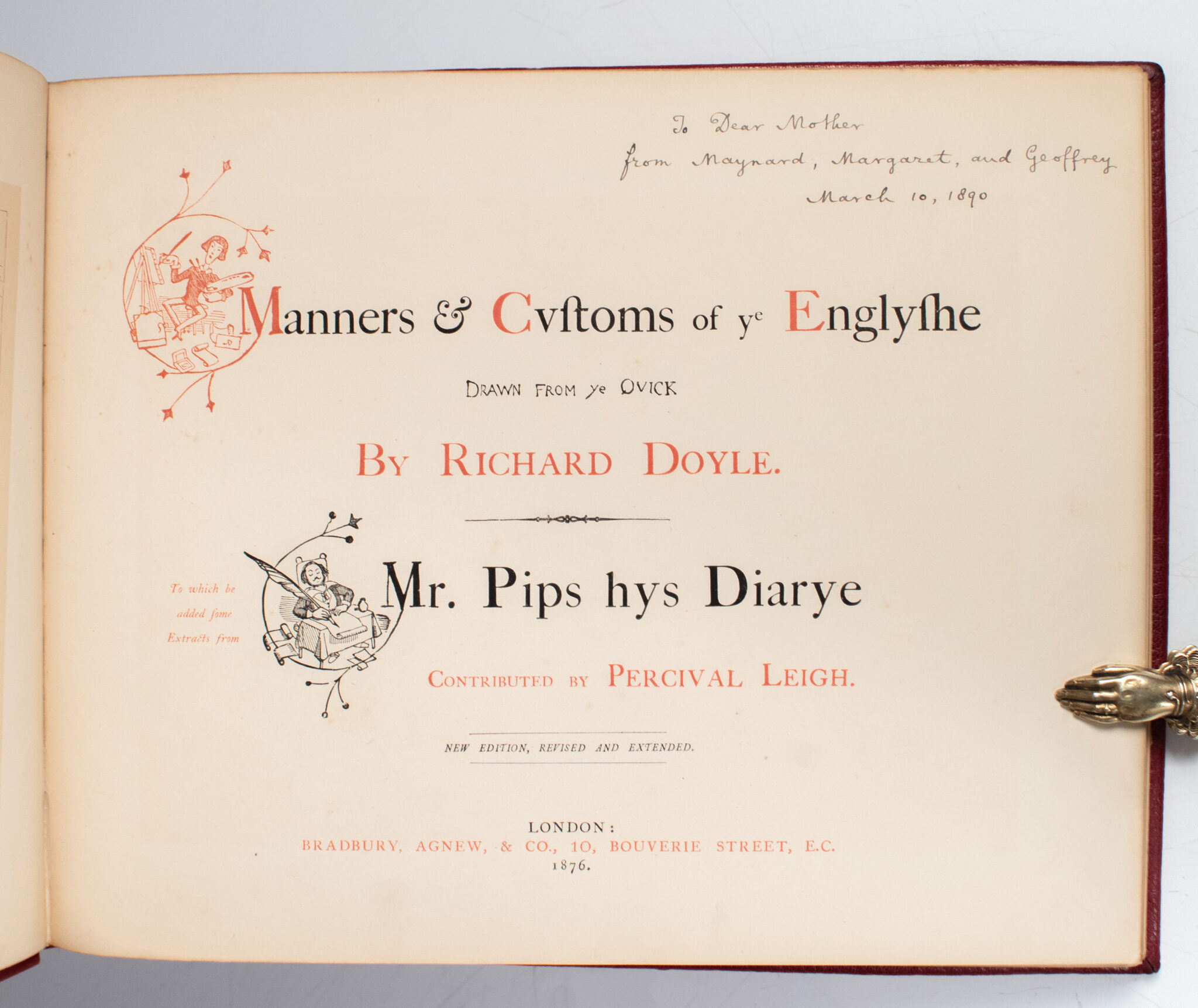 Manners and Customs of ye Englyshe.