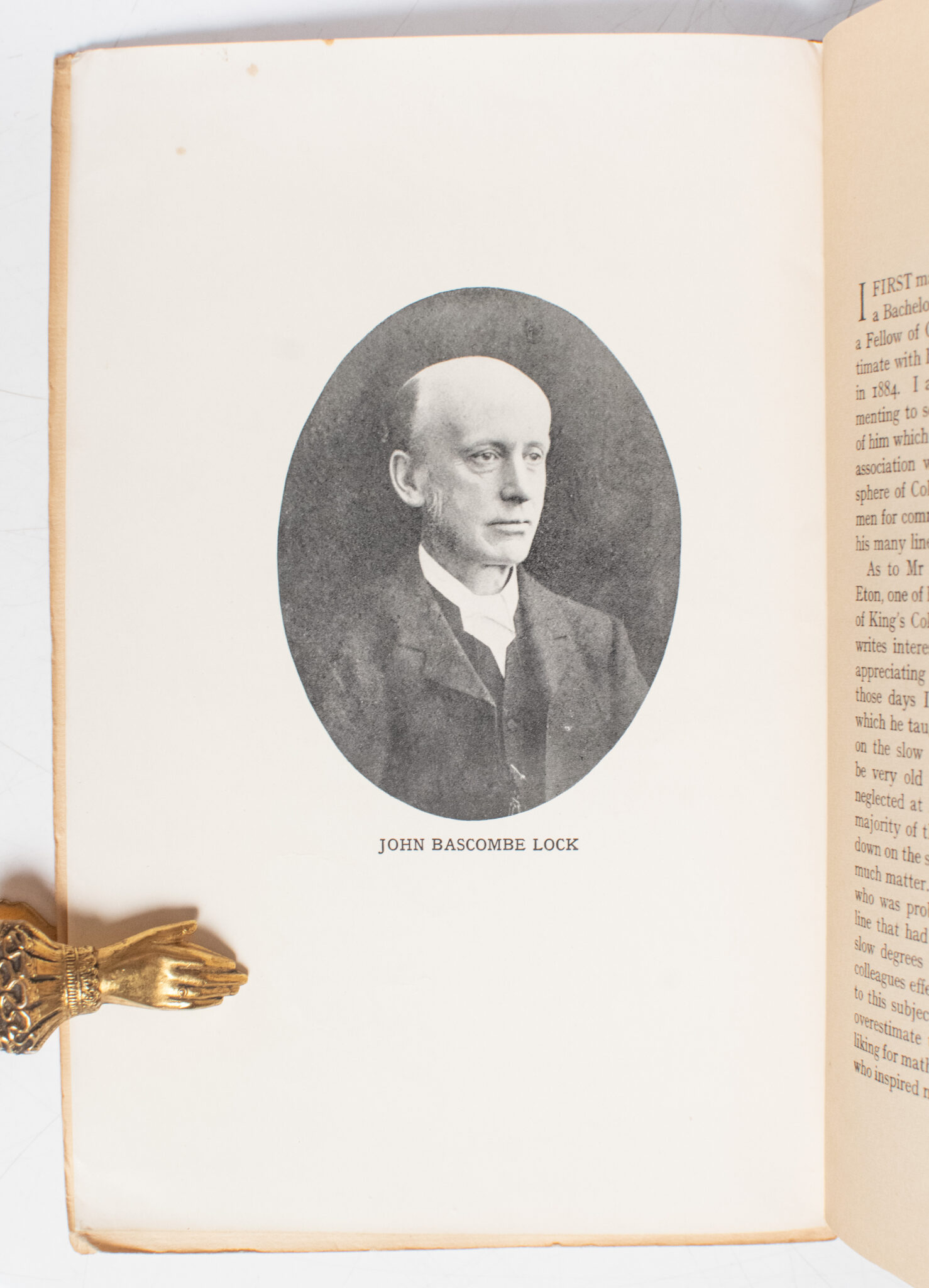 In Memoriam: John Bascombe Lock.