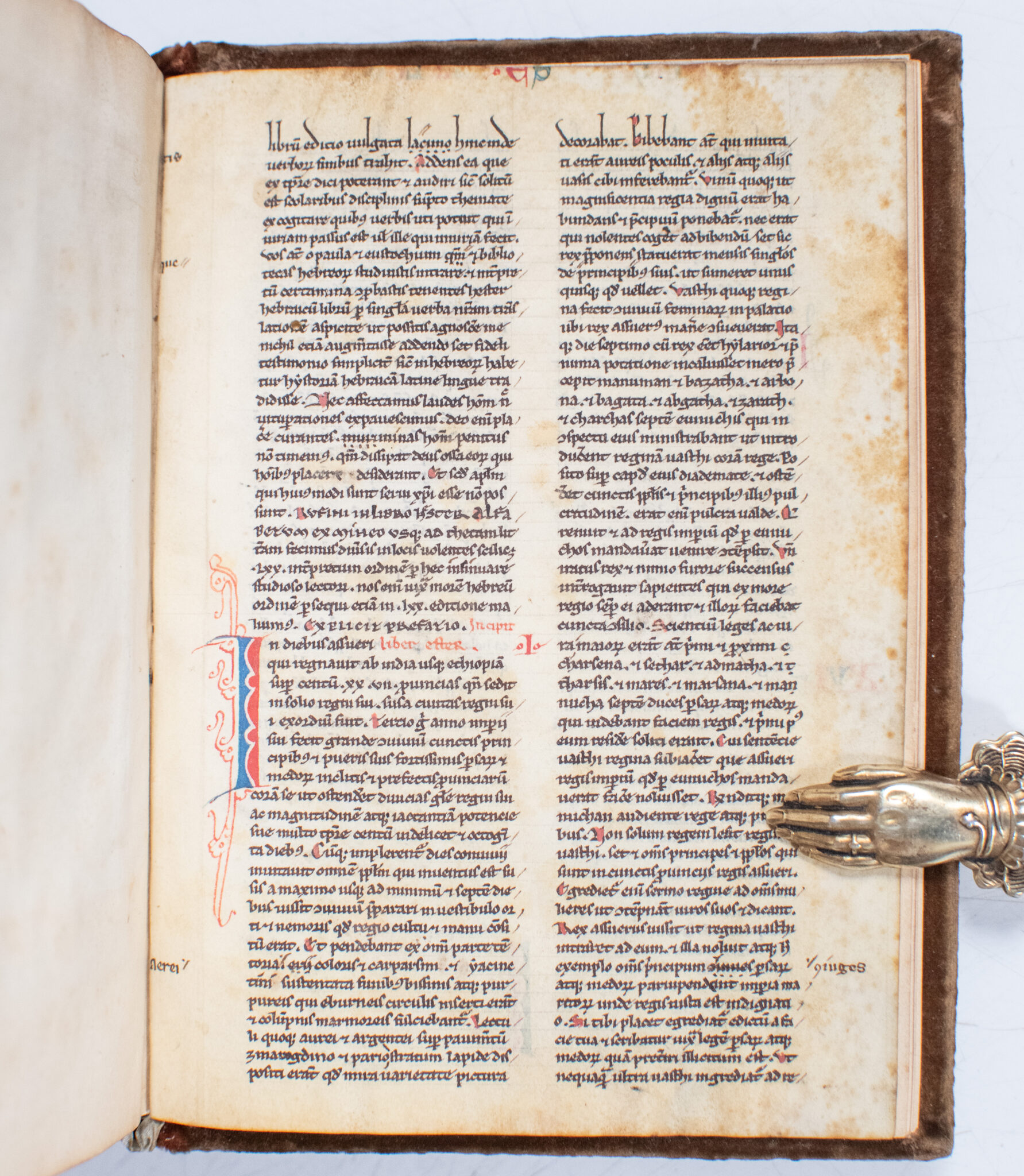 Thirteenth to Fifteenth Century Illuminated Book of Hours Leaf Book.