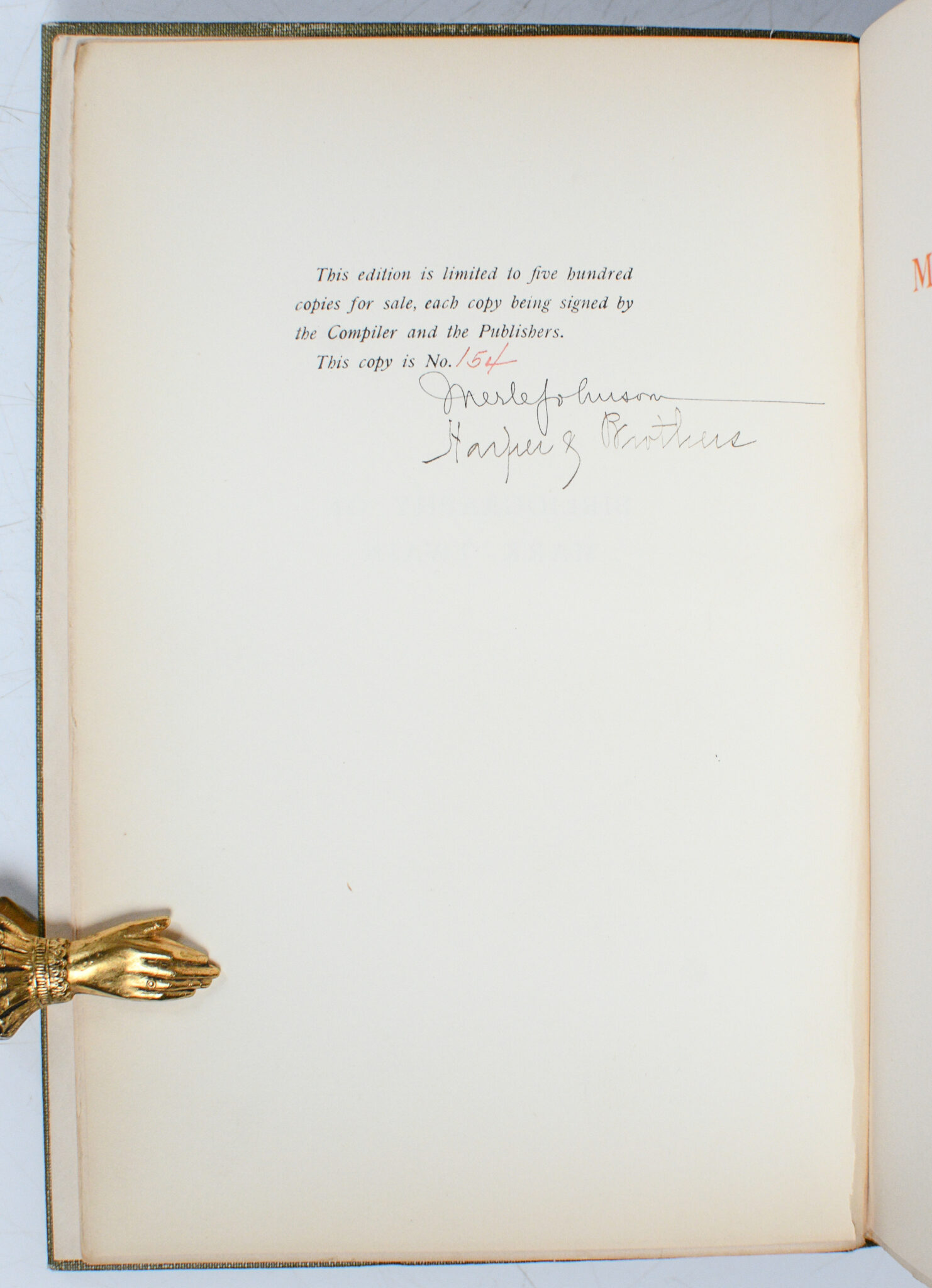 A Bibliography of the Work of Mark Twain: Samuel Langhorne Clemens.