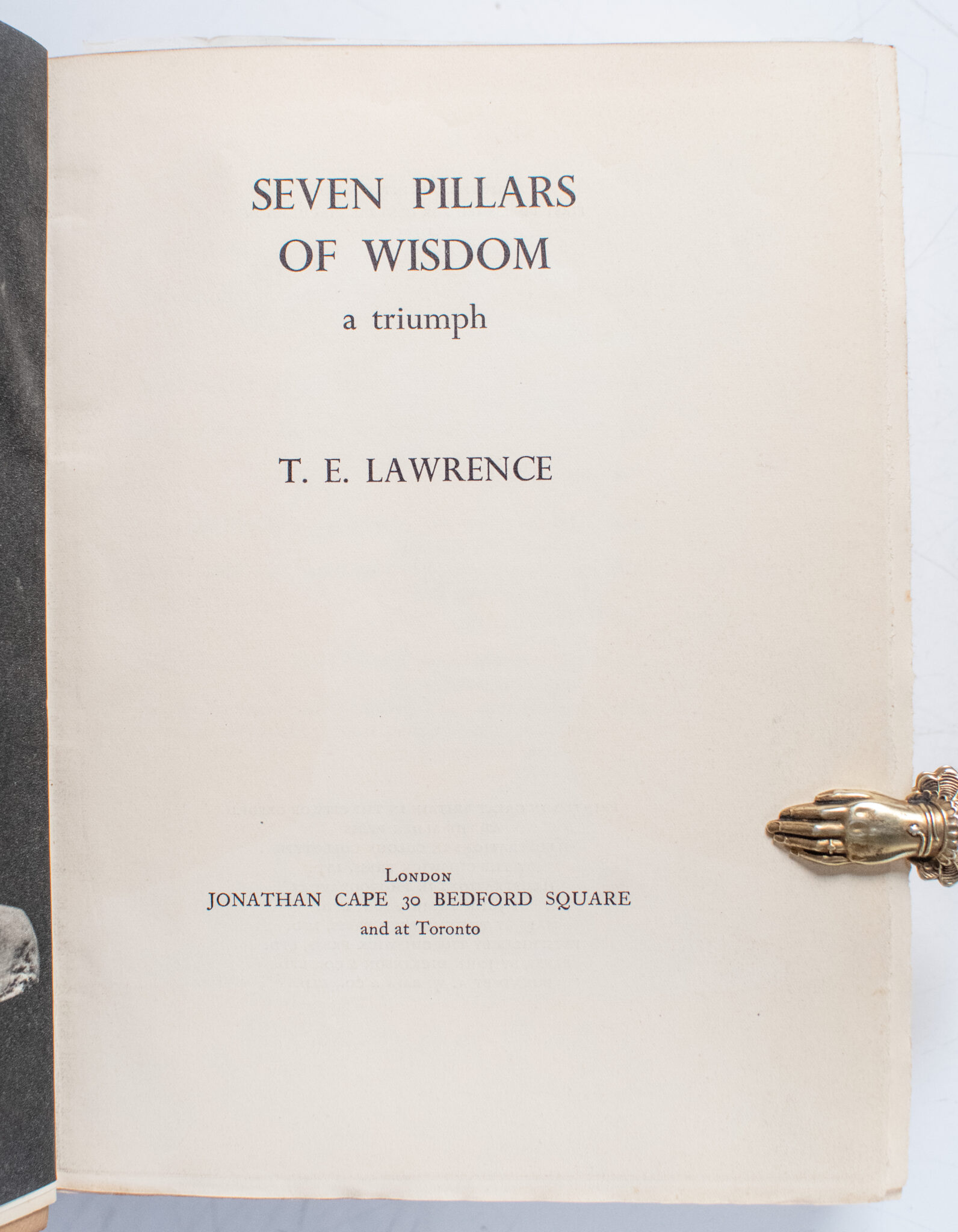 Seven Pillars of Wisdom.
