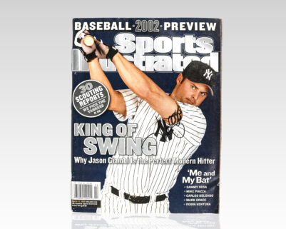 Jason Giambi Signed Sports Illustrated.