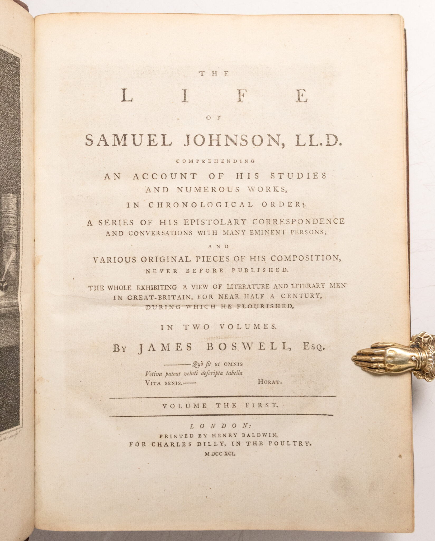 The Life of Samuel Johnson, LL.D. Comprehending an Account of his Studies and Numerous Works, in Chronological Order...