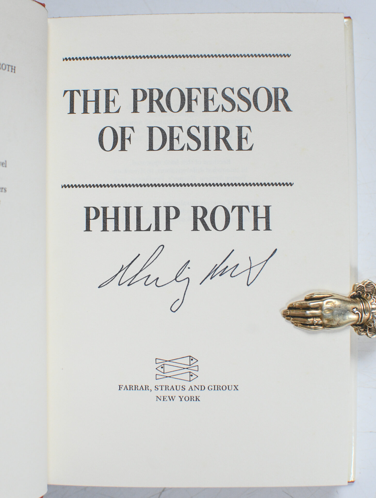 The Professor of Desire.