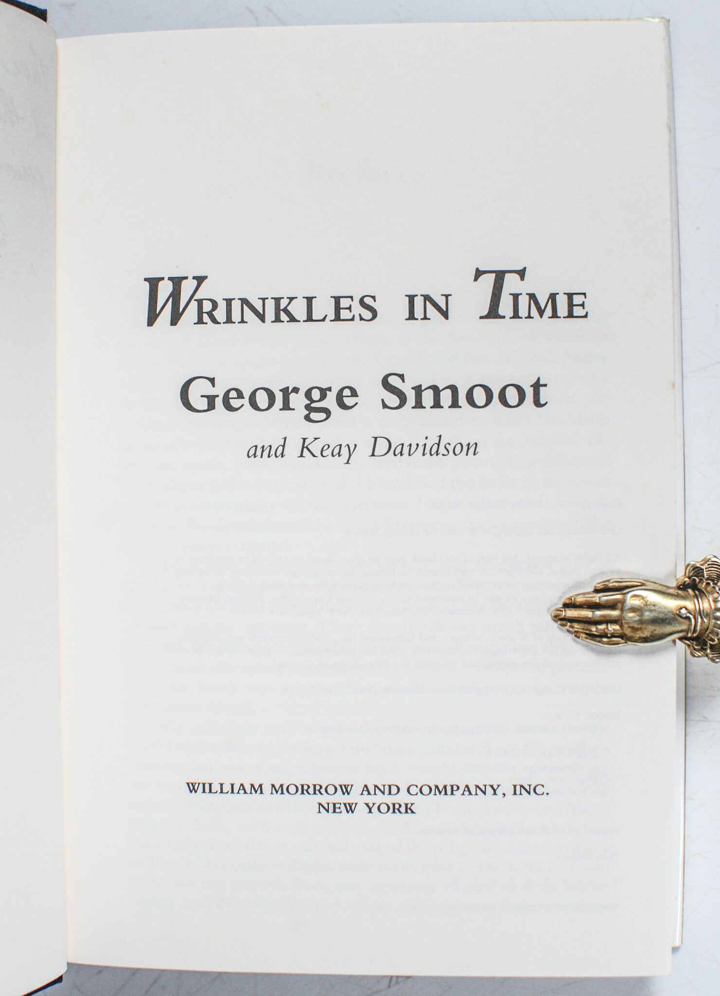 Wrinkles in Time.