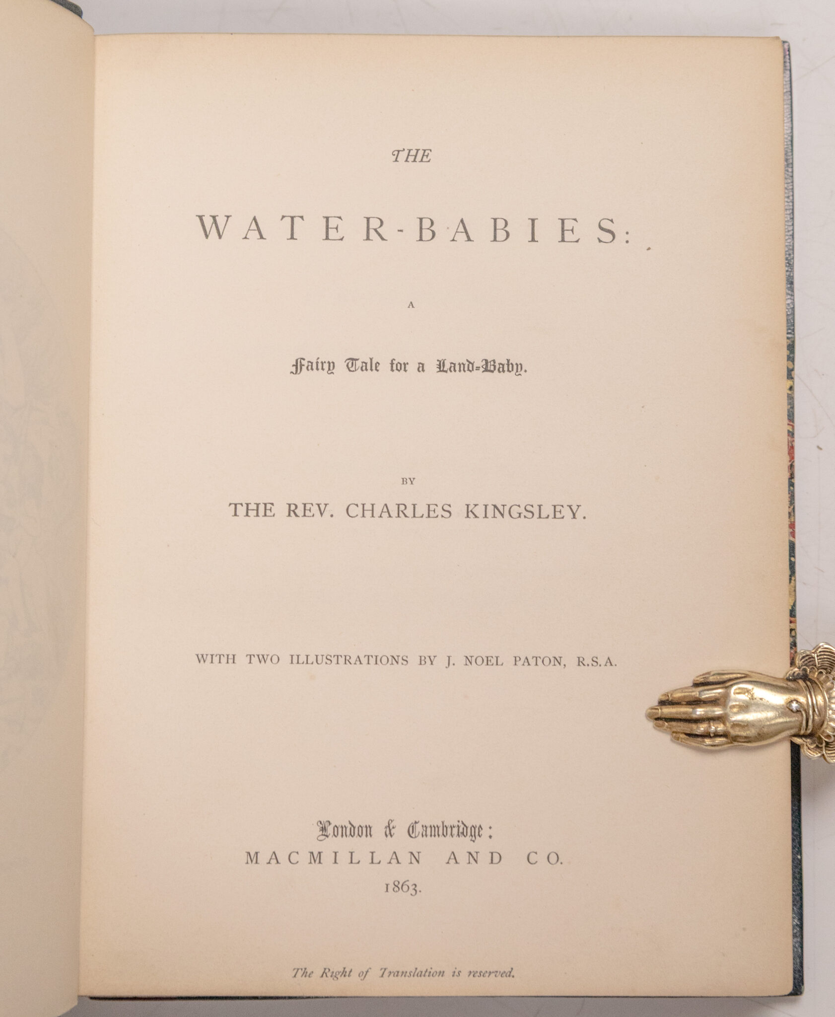 The Water-Babies: A Fairy Tale for a Land-Baby.