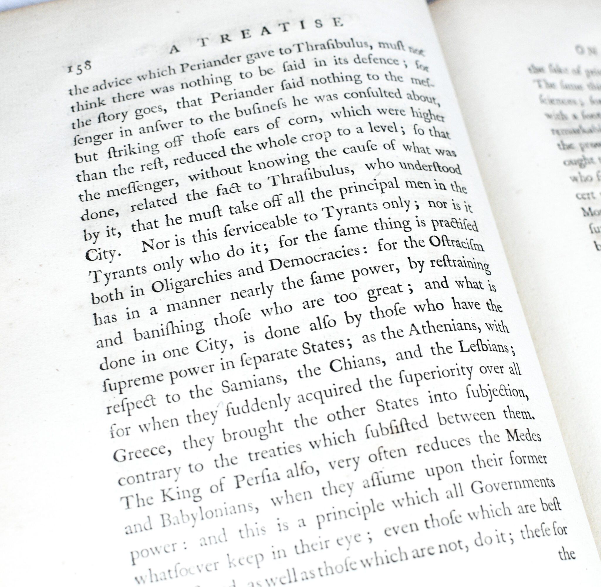 A Treatise on Government. Translated From The Greek of Aristotle.