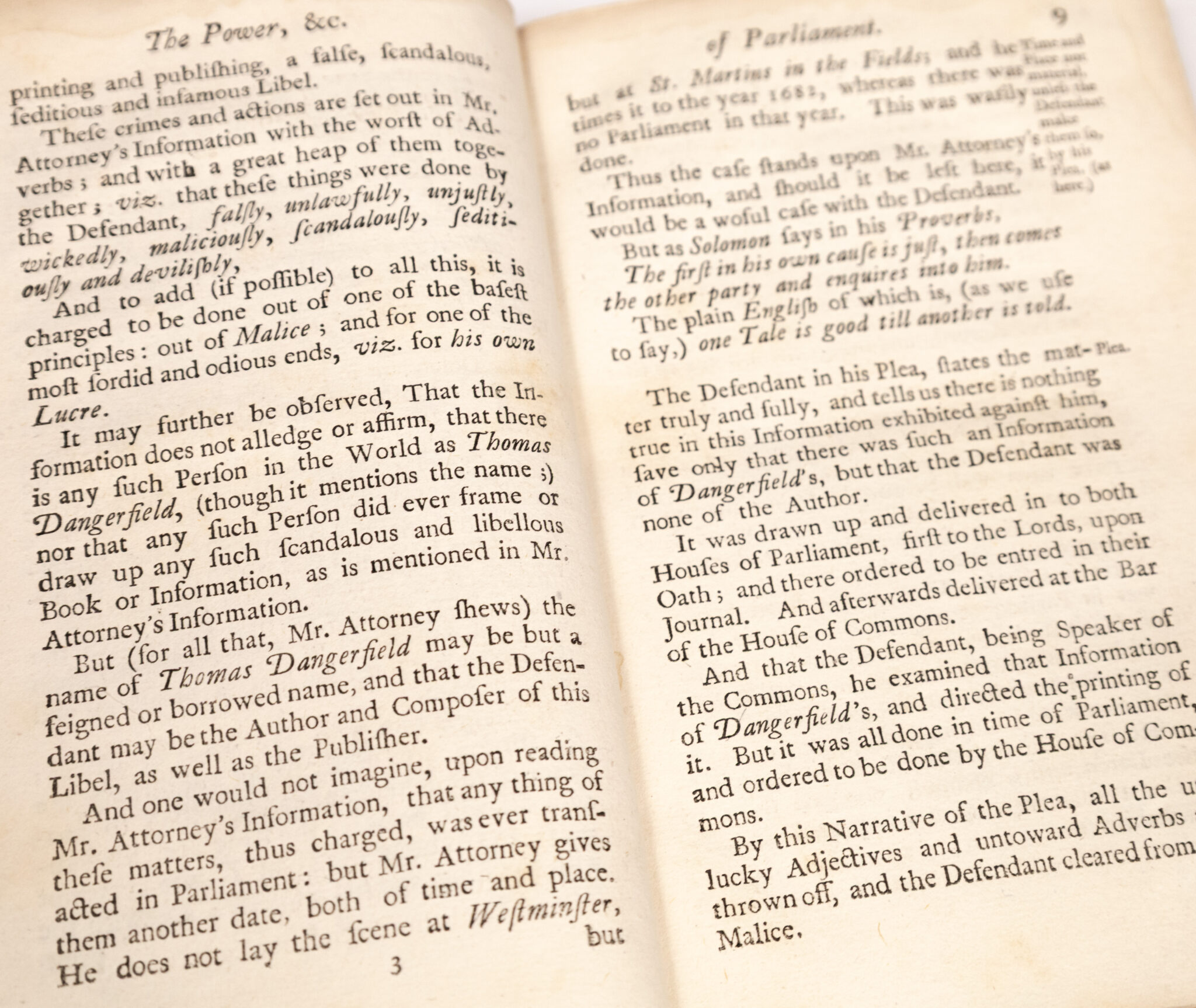 Parliamentary and Political Tracts, Written by Sir Robert Atkins, Knight of the Bath, and late One of the Judges of the Court of Common Pleas.