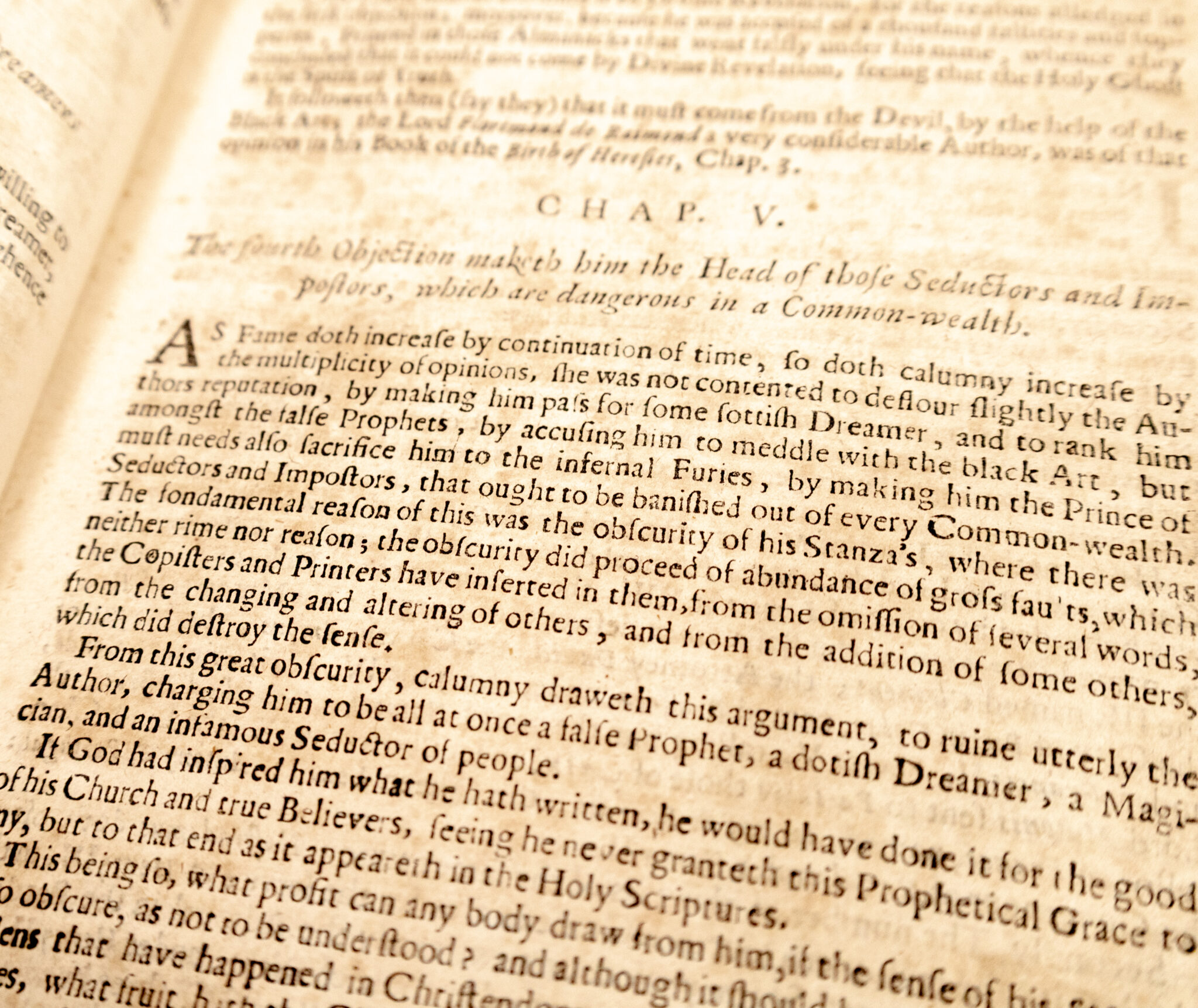 True Prophecies or Prognostications of Michael Nostradamus Physician to Henry II. Francis II. and Charles IX. Kings of France, and one of the best Astronomers that ever were. A Work full of Curiosity and Learning.