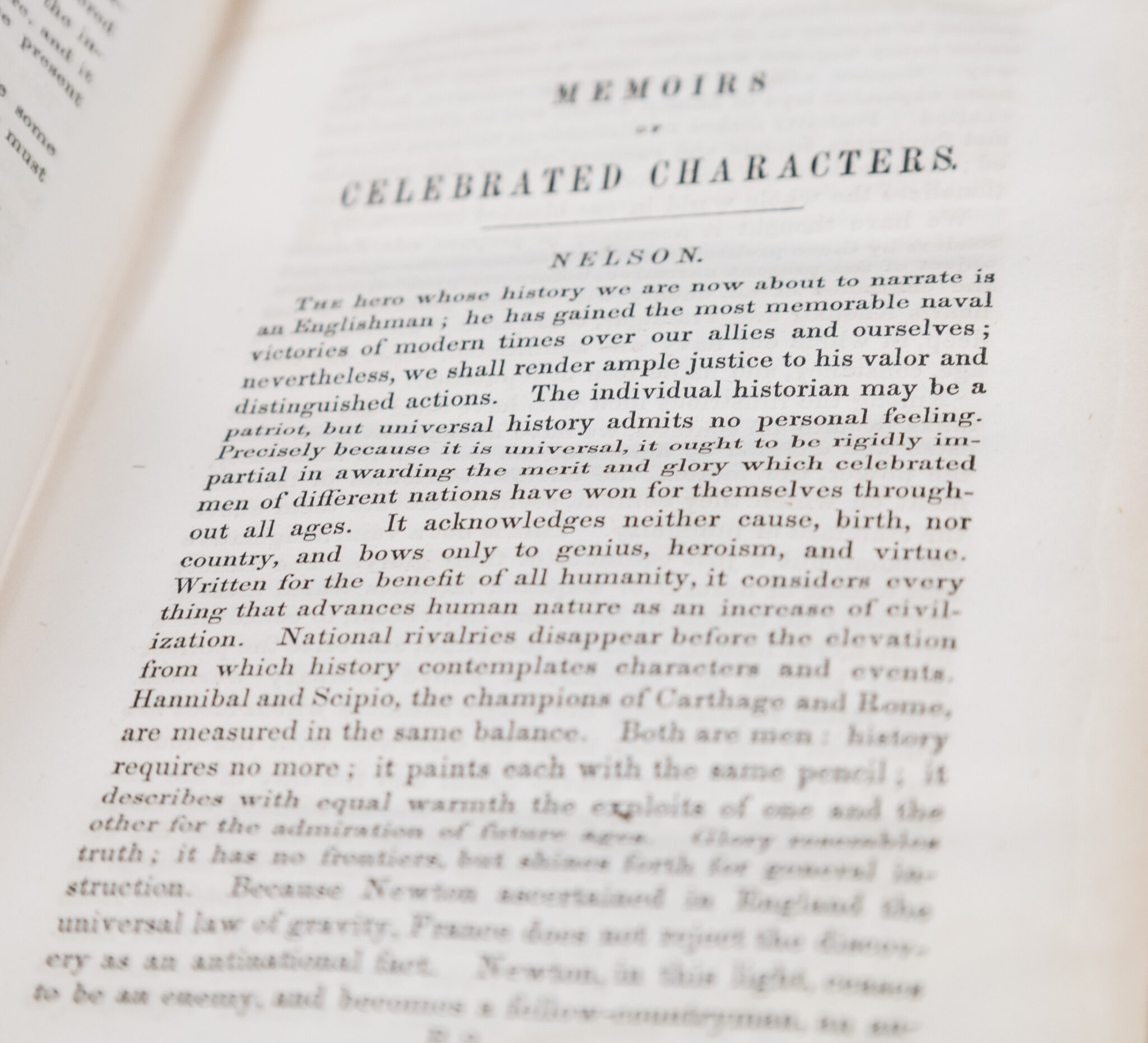 Memoirs of Celebrated Characters.