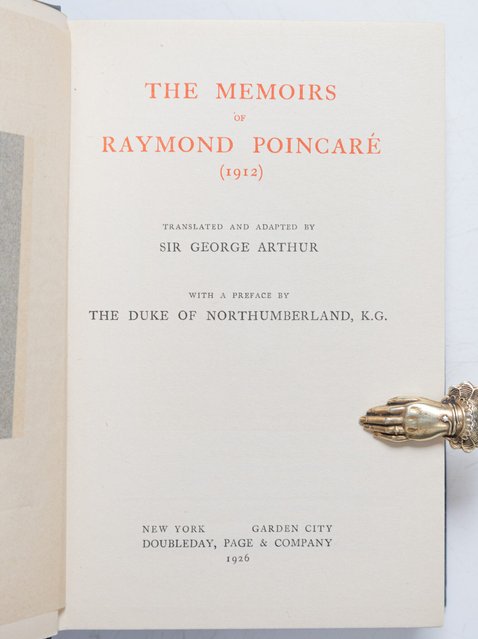 The Memoirs of Raymond Poincaré 1912-1914.
