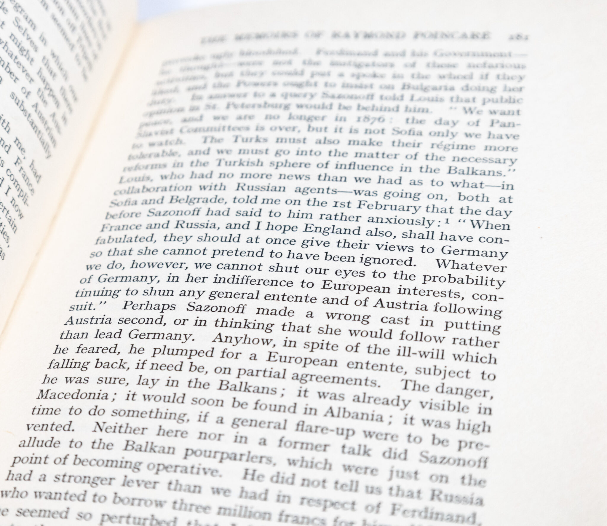 The Memoirs of Raymond Poincaré 1912-1914.