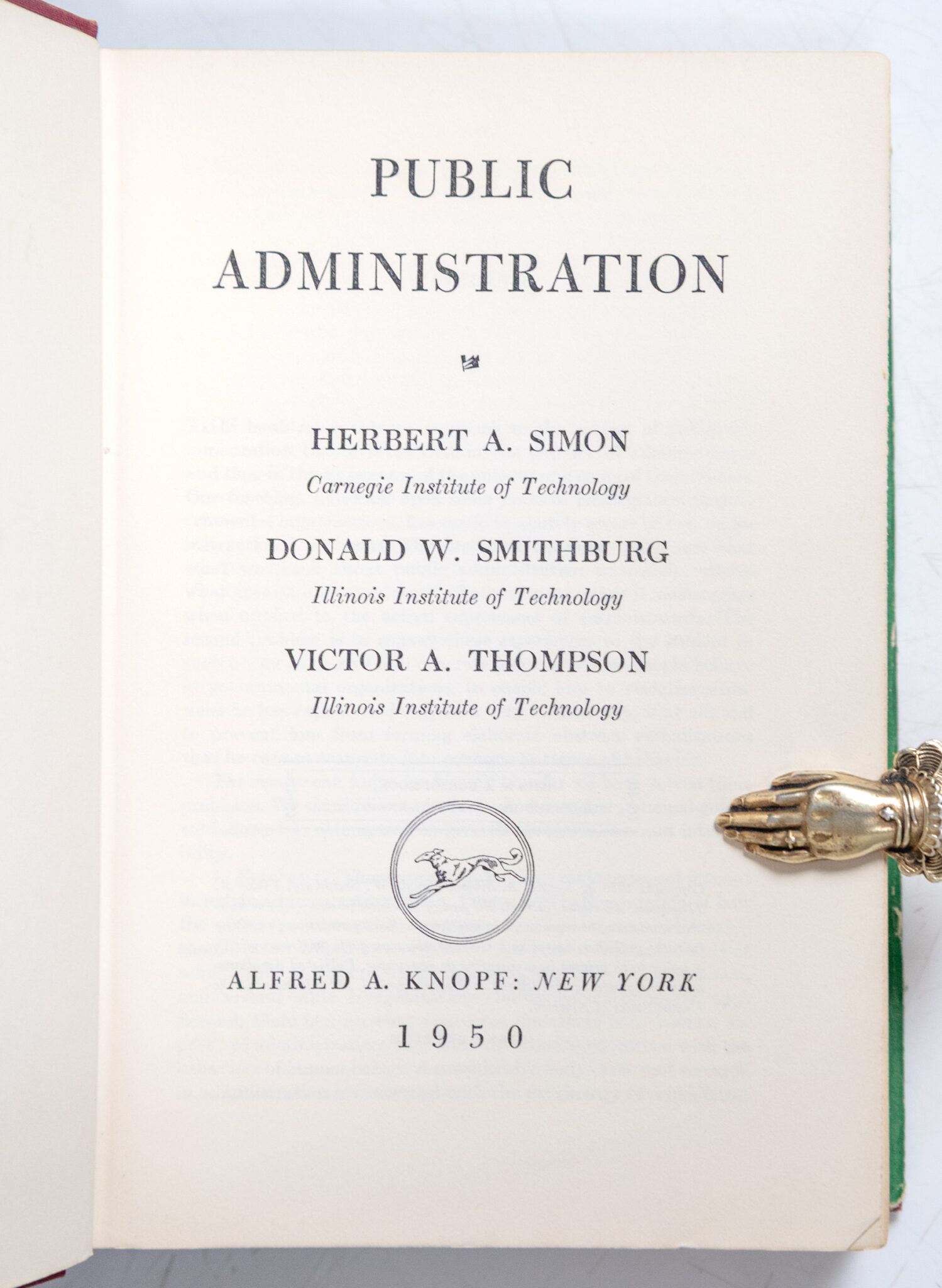 Public Administration.