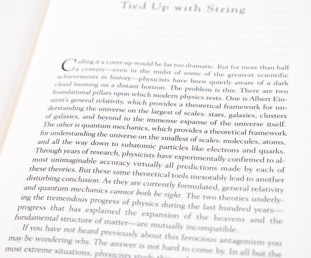 The Elegant Universe: Superstrings, Hidden Dimensions, and the Quest for the Ultimate Theory.