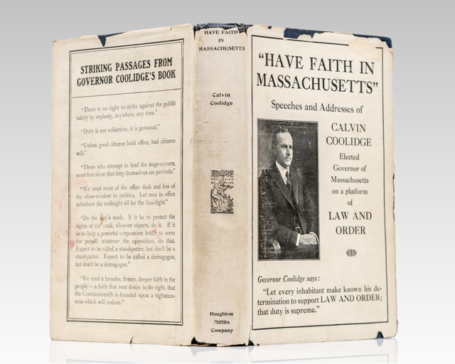 Have Faith in Massachusetts: A Collection of Speeches and Messages.