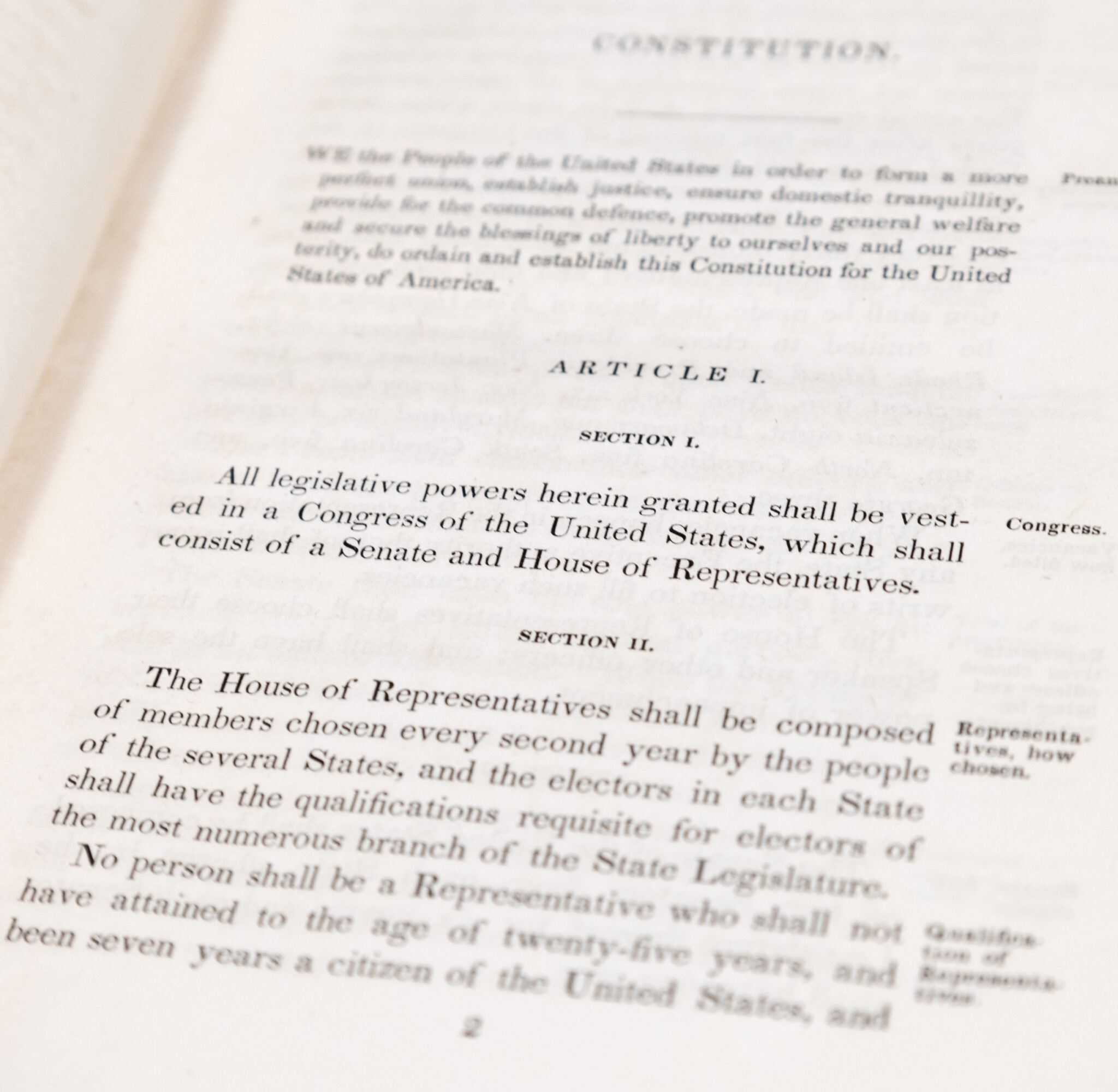Constitution of the United States of America: Rules of the House of Representatives, Joint Rules of the Two Houses and Rules of the Senate, with Jefferson's Manual.