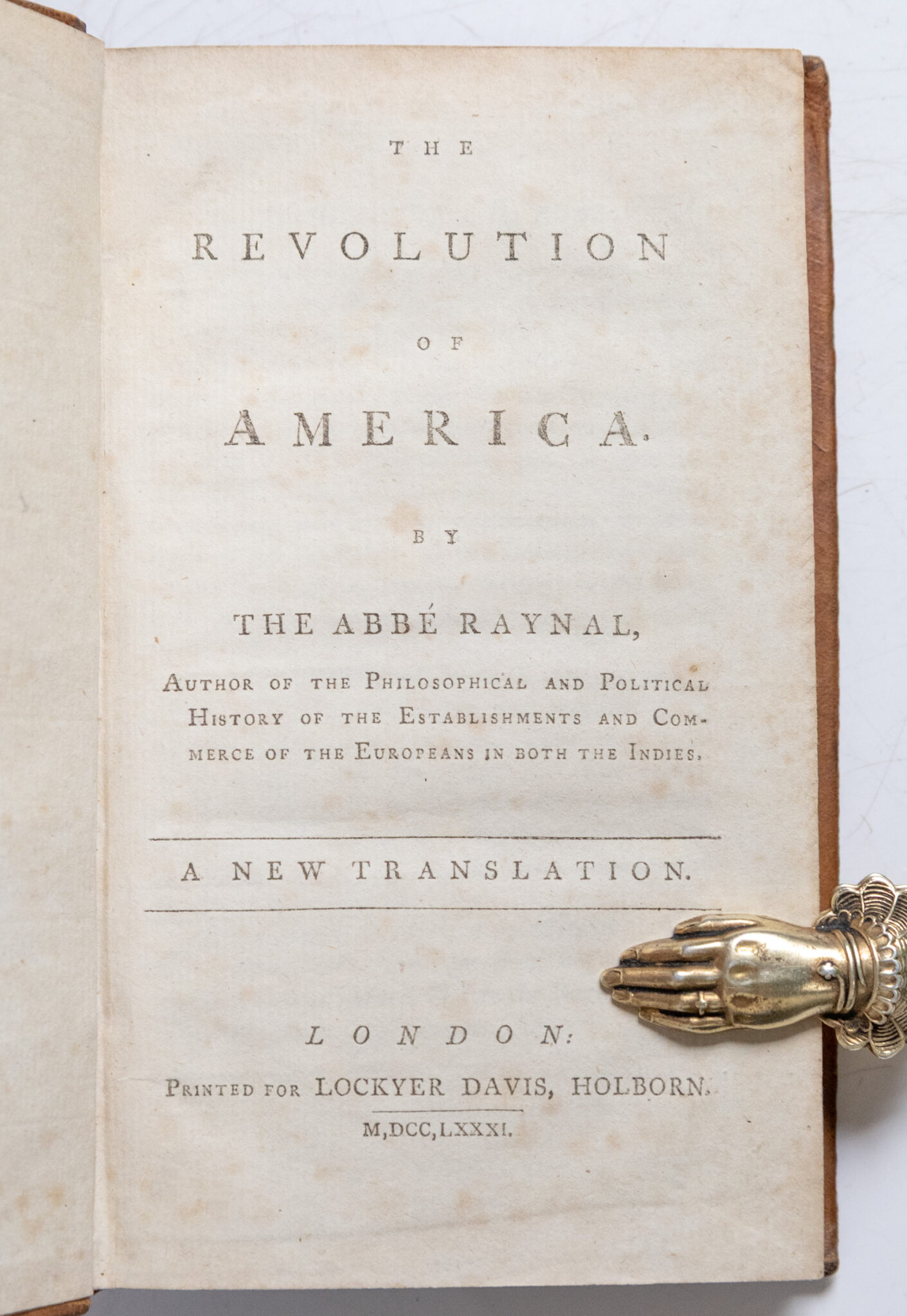 The Revolution of America.