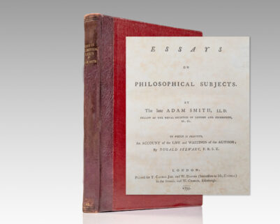 Essays on Philosophical Subjects... To Which Is Prefixed, an Account of the Life and Writings of the Author by Dugald Stewart.