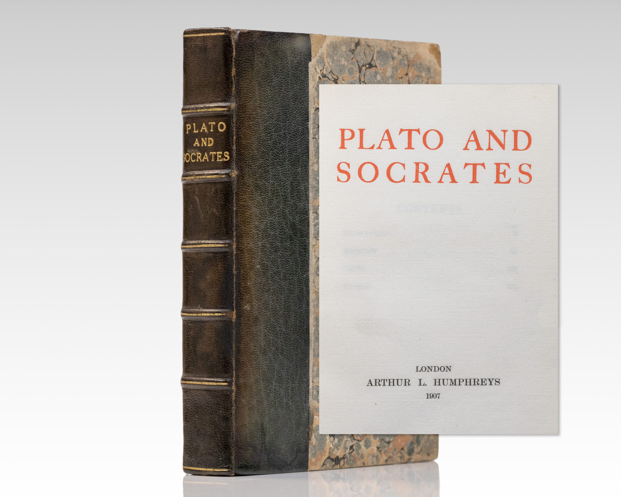 Plato and Socrates.